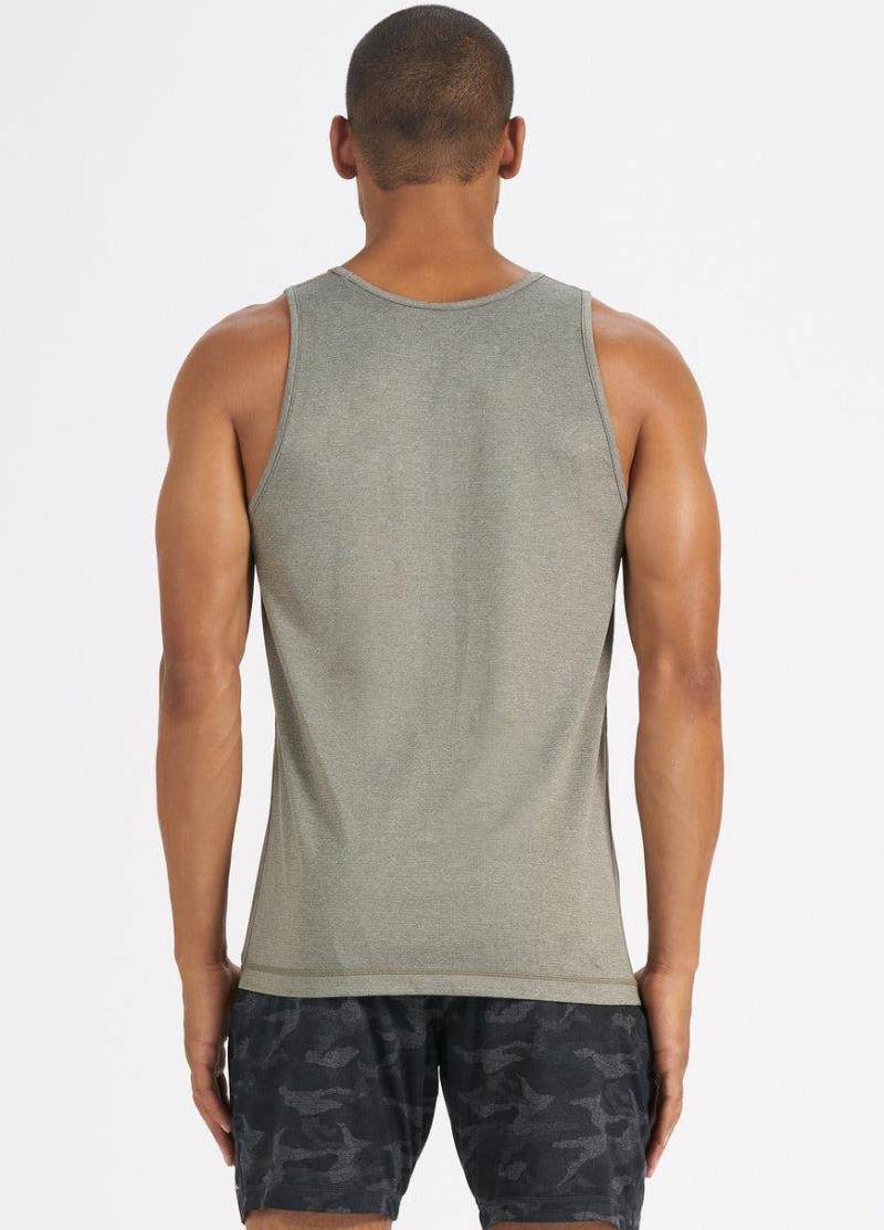 Tradewind Perfomance Tank - Mens - army heather 1
