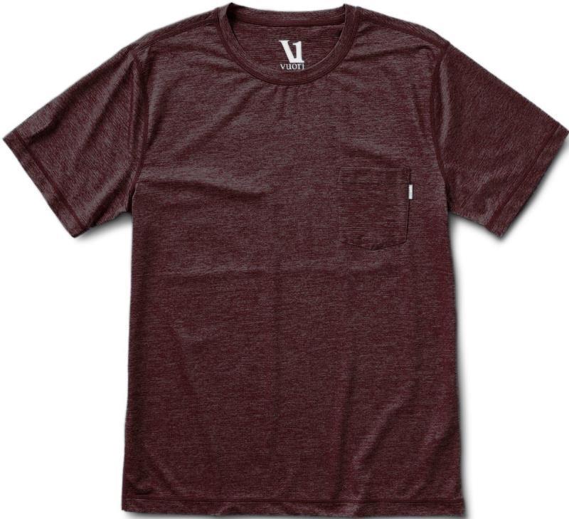 Tradewind Perfomance Tee - Mens - oxblood heather 1