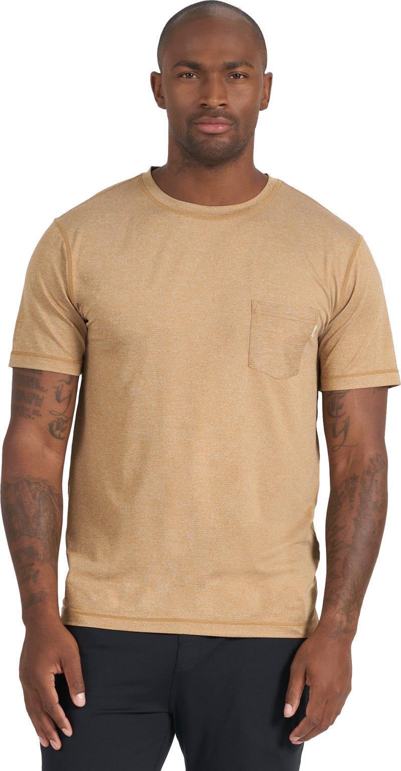 Tradewind Perfomance Tee - Mens - tobacco heather 1