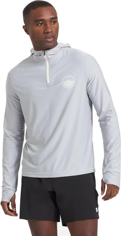 Uluwatu 22 Water Hoodie - Mens - platinum heather 1
