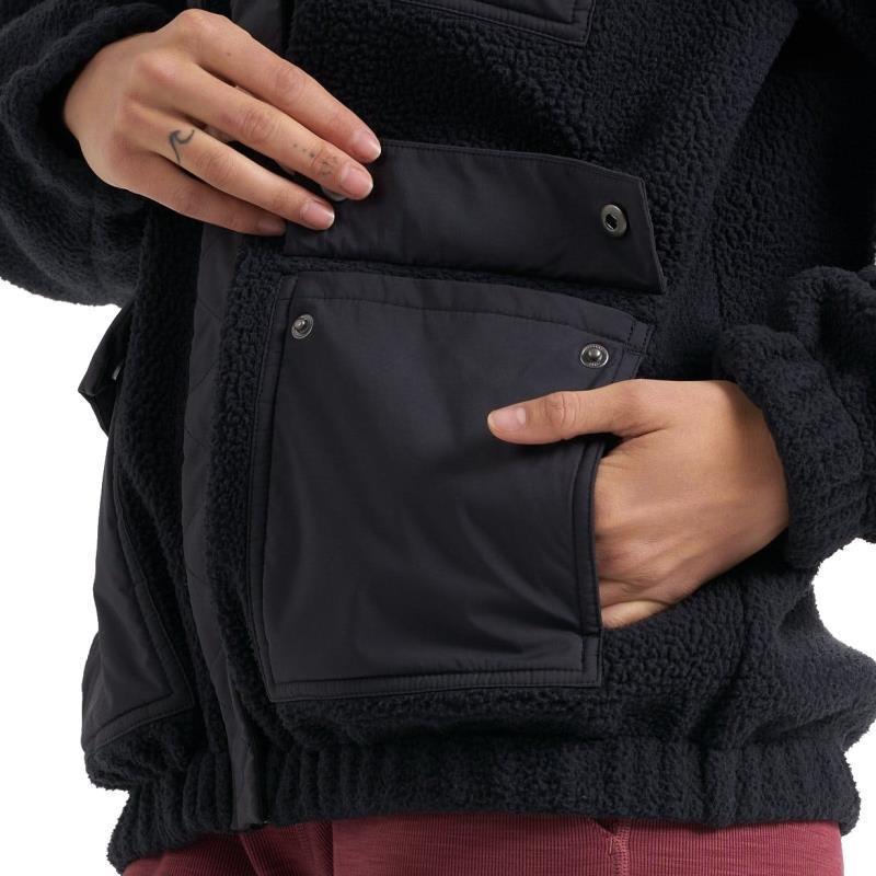 Utility Sherpa Jacket - Womens - black 1