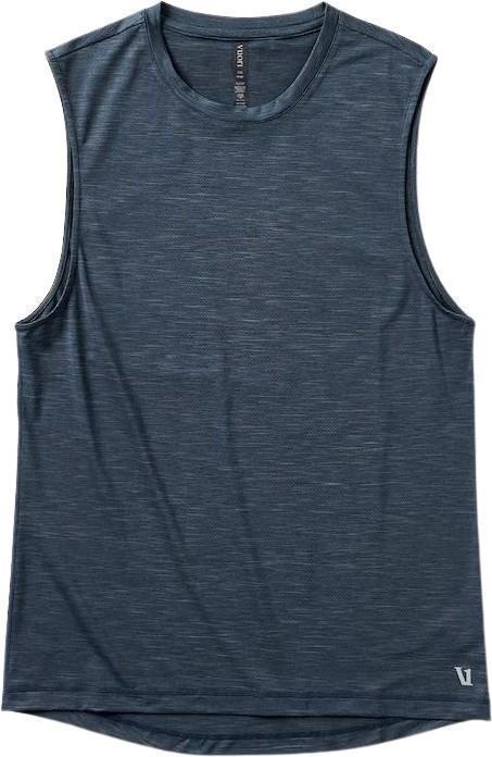Zephyr Muscle Tee - Mens - indigo heather 1