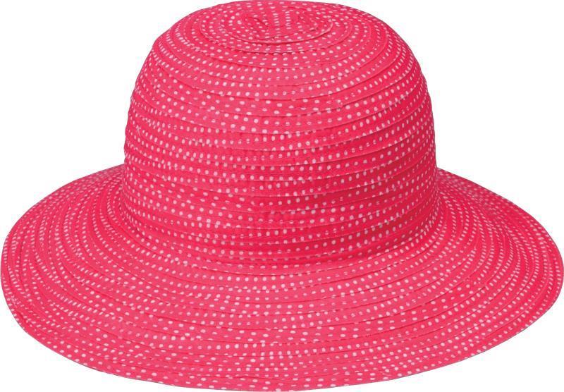 Petite Scrunchie - Womens - Fuchsia / White Dots 1