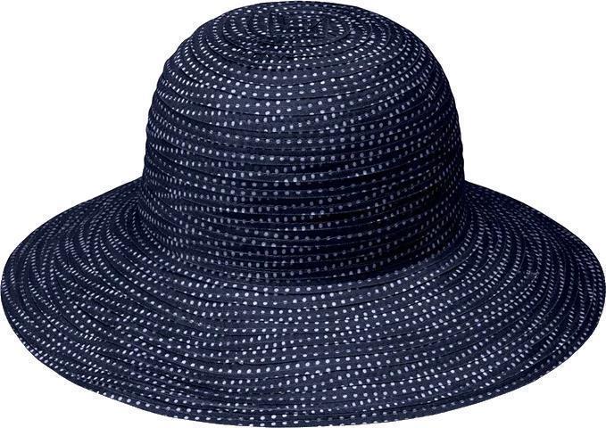 Petite Scrunchie - Womens - Navy / White Dots 1