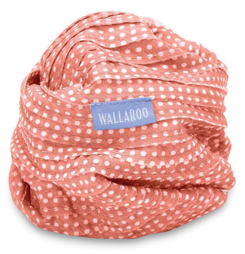 Scrunchie Hat - Womens - Coral / White Dots 4