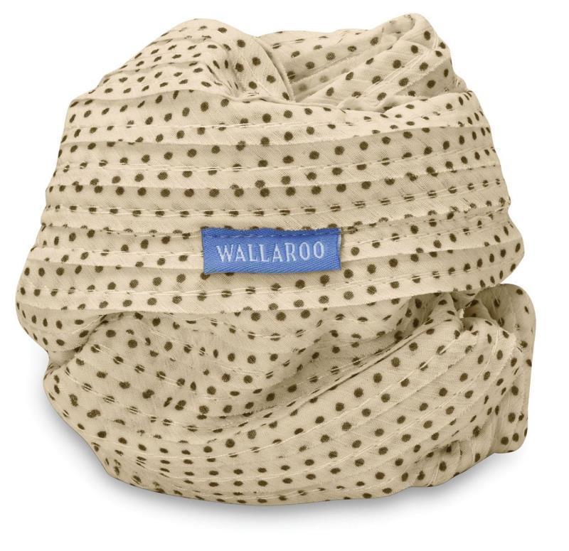Scrunchie Hat - Womens - Natural / Brown Dots 4