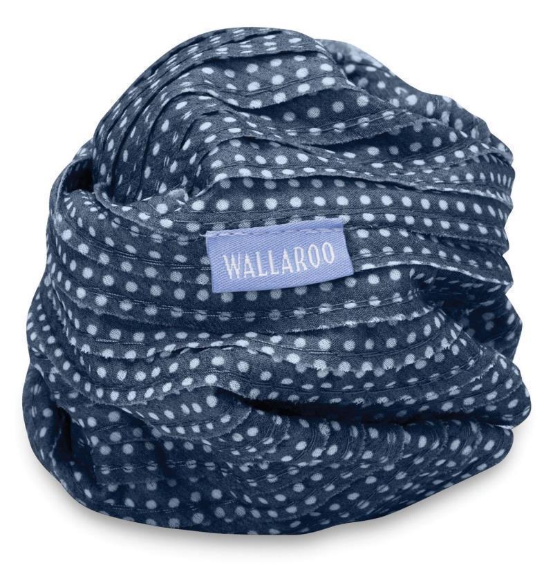 Scrunchie Hat - Womens - Navy / White Dots 4