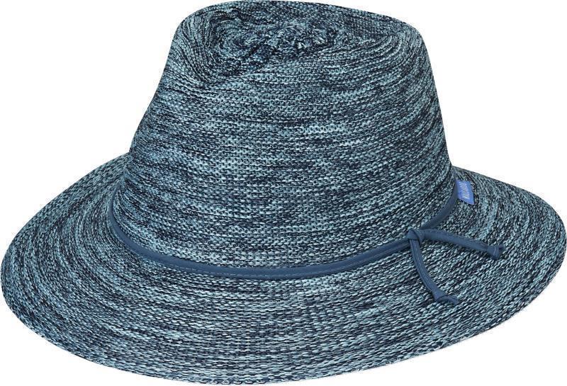Victoria Fedora - Womens - mixed denim 1