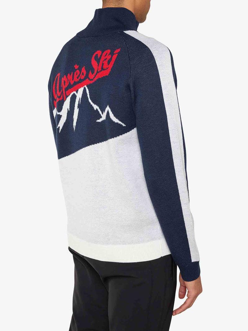 Afterski Sweater - Mens - navy blue 1