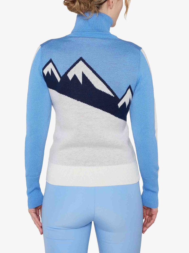 Afterski Sweater - Womens - mid blue 1