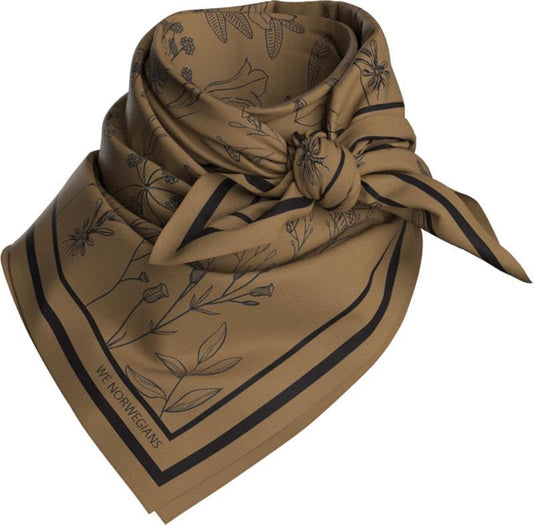 Alps Silk Scarf - Womens - cinnamon 1