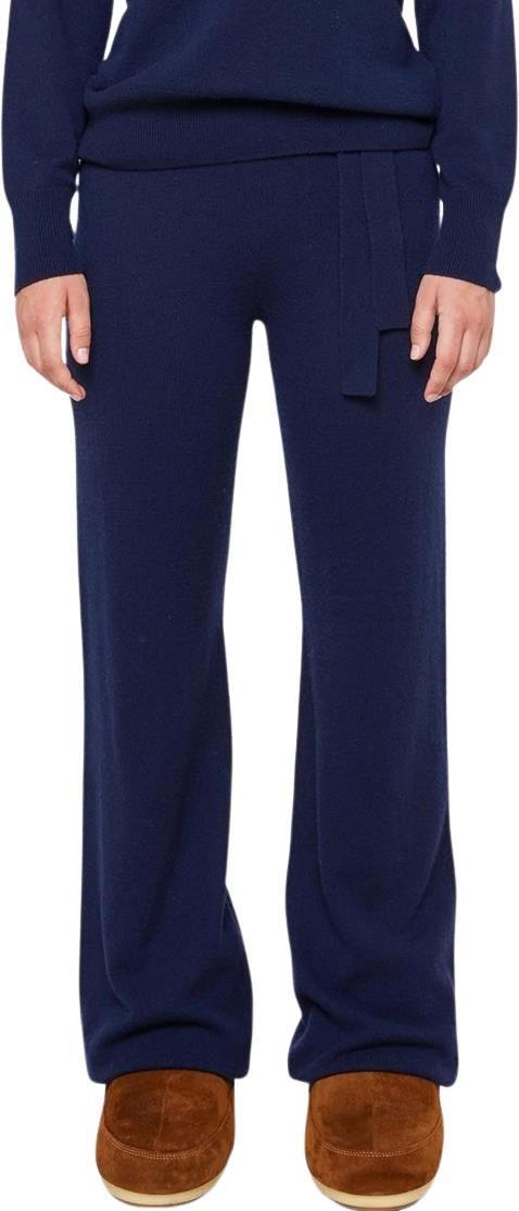Blefjell Cashmere Pants - Womens - navy blue 1