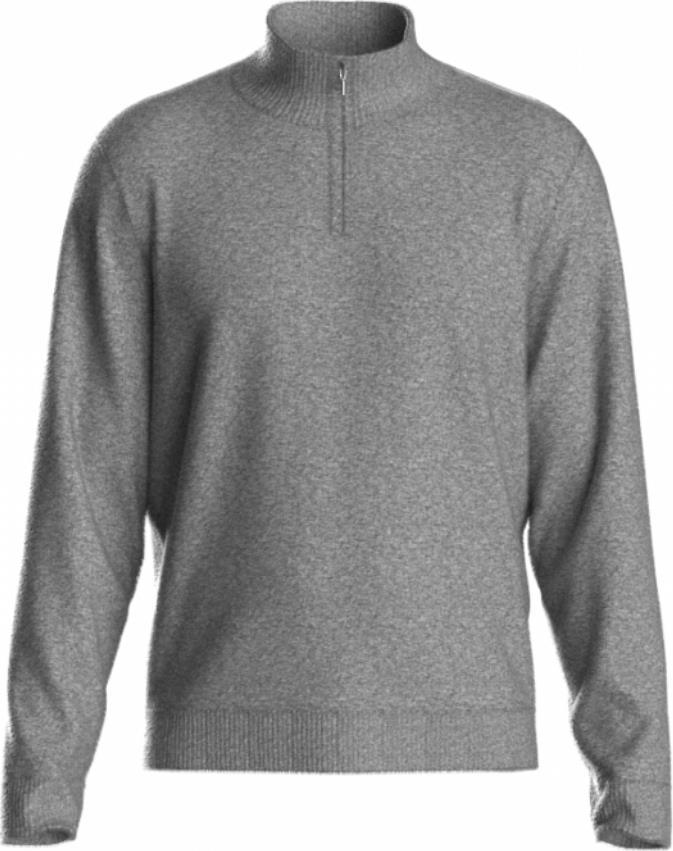 Blefjell Zip Up - Mens - grey melange 1