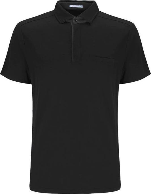 Eng Detail Polo - Mens - black 1