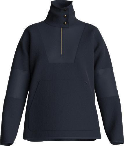 Faerder Zip Up Sweater - Womens - navy blue 1