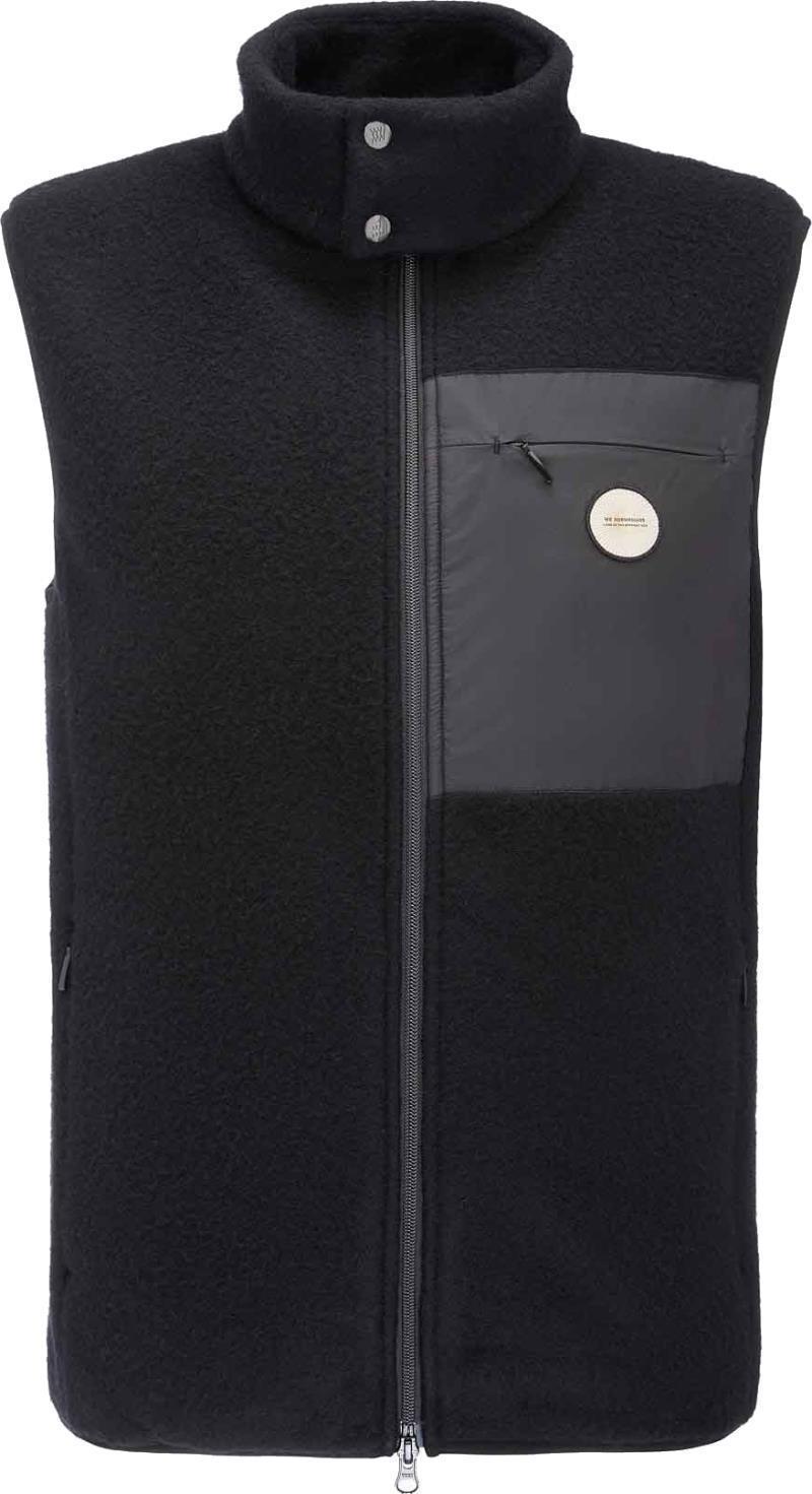 Fonna Wool Fleece Vest - Mens - black 1