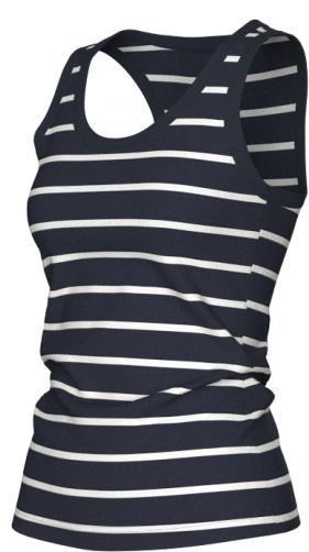 Kragero Tank - Womens - Navy Blue 2