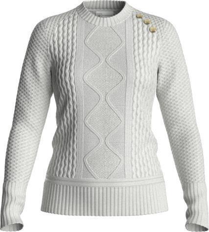 Kvitholmen Sweater - Womens - bright white 1