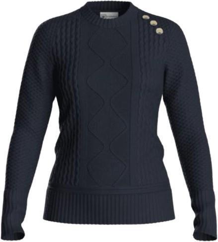 Kvitholmen Sweater - Womens - navy blue 1