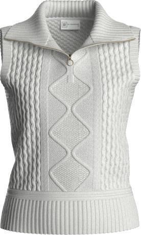 Kvitholmen Vest - Womens - bright white 1