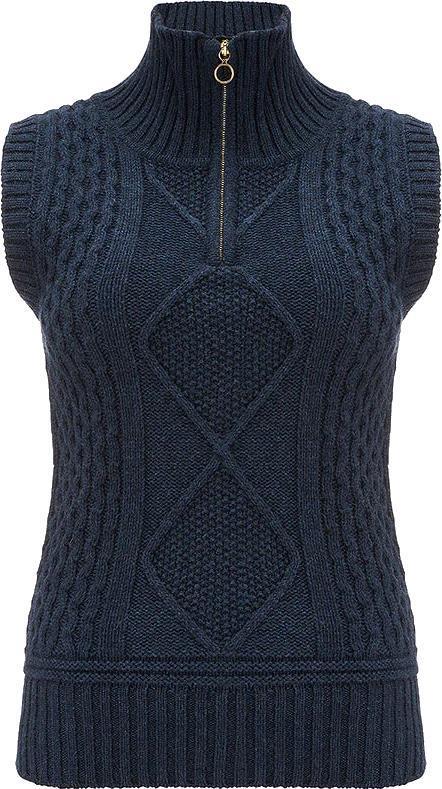 Kvitholmen Vest - Womens - navy blue 1