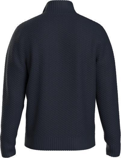 Kvittholmen Zip Up Sweater - Mens - Navy Blue 2