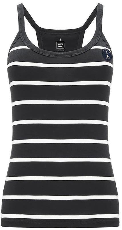 Saltholmen Racerback Tank Top - Womens - navy blue 1