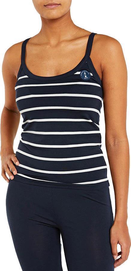 Saltholmen Racerback Tank Top - Womens - navy blue 1