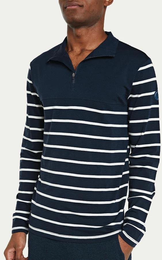 Saltholmen Zip Up - Mens - navy blue 1