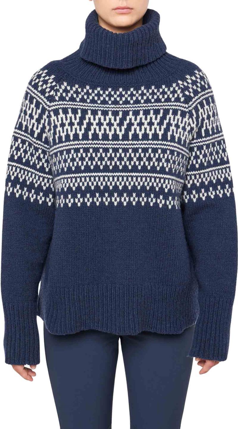 Setesdal Sweater - Womens - navy blue 1
