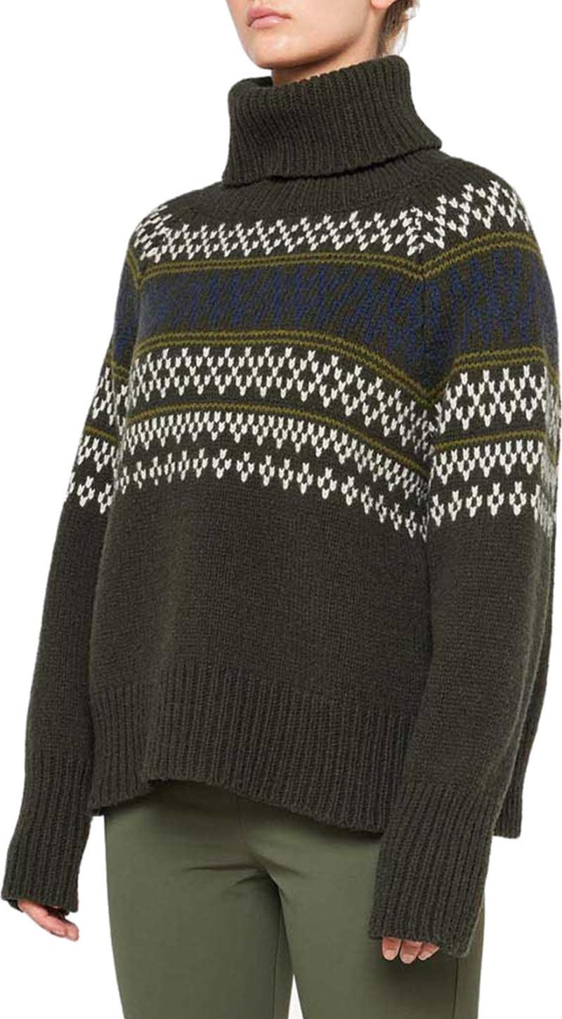 Setesdal Sweater - Womens - olive green 1