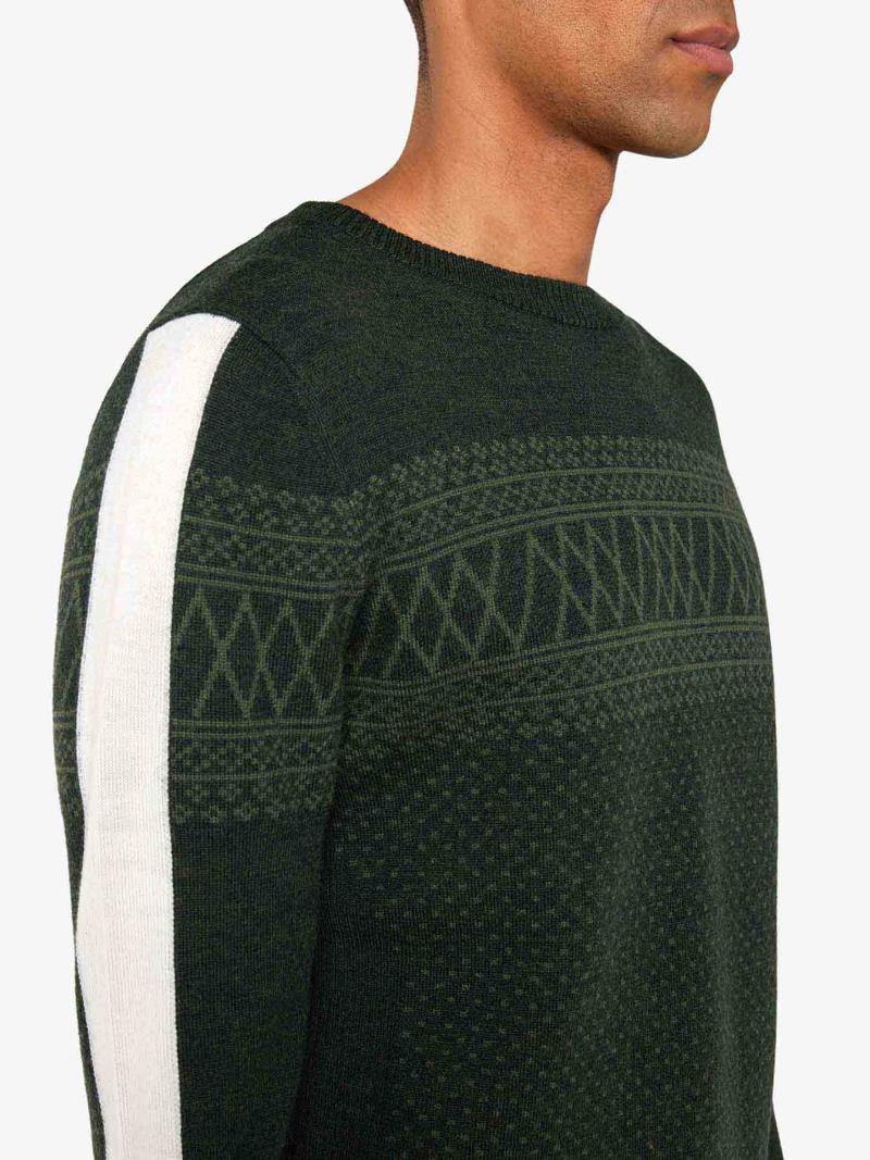 Signature Crewneck - Mens - olive green 1