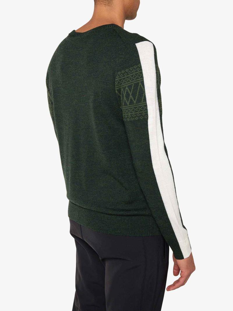 Signature Crewneck - Mens - olive green 1