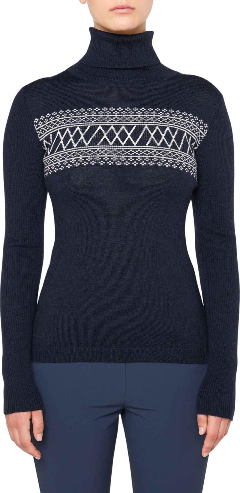 Signature Rollneck - Womens - navy blue 1