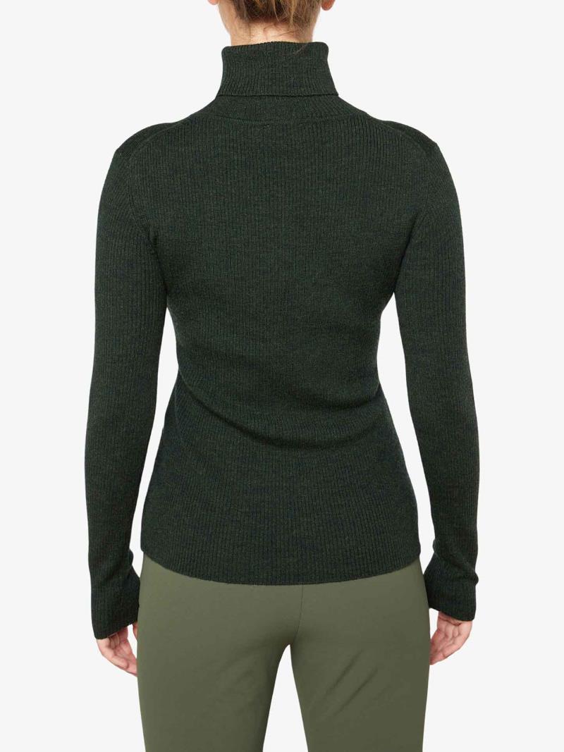 Signature Rollneck - Womens - olive green 1