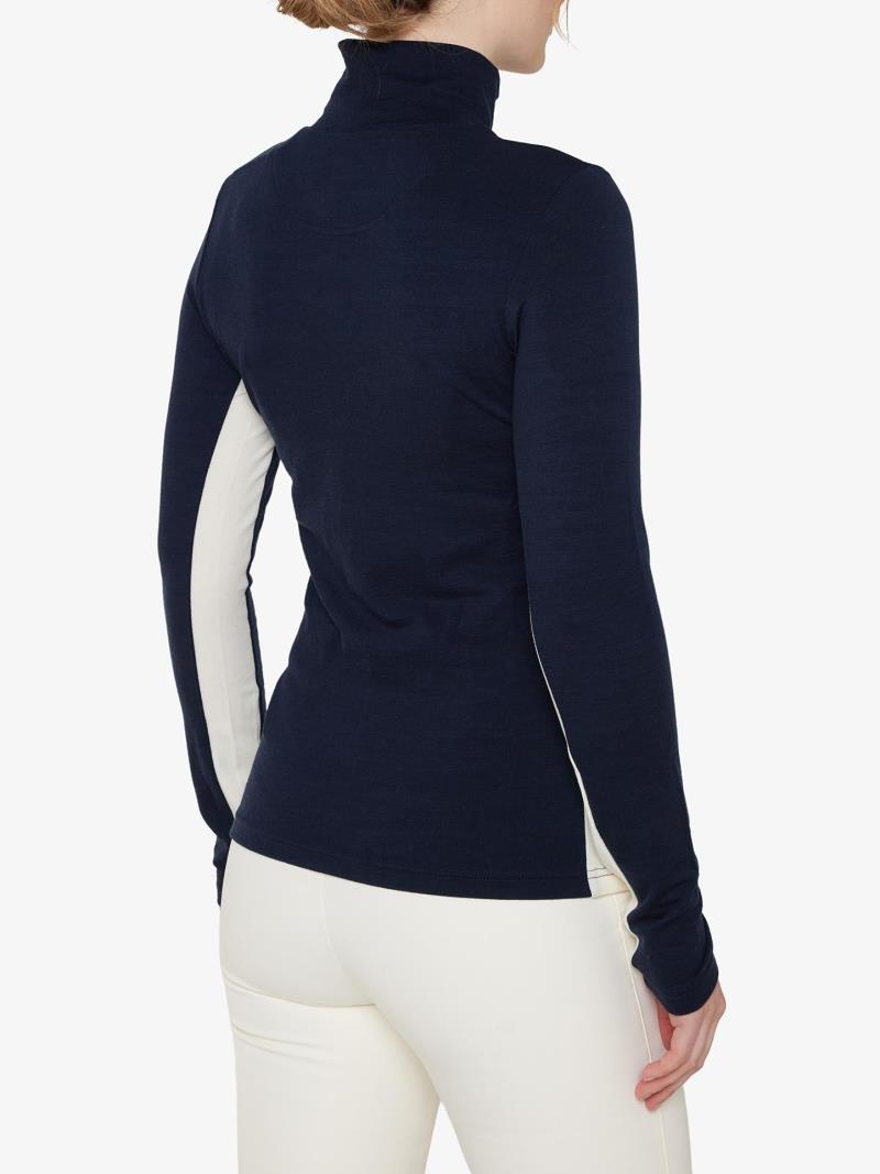 Ski 1/4 Zip - Womens - navy blue 1