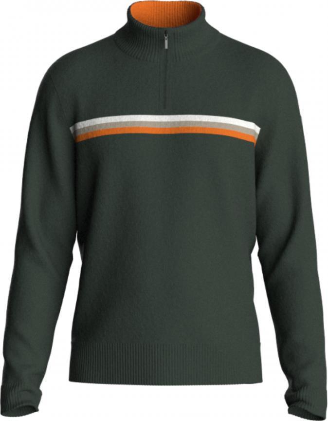 Ski Lover Zip Up - Mens - Olive 1