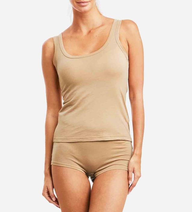 Sno Tank Top - Womens - nude 1