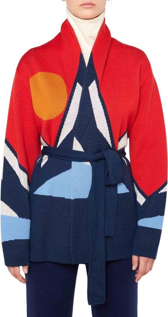 Snowmountain Cardigan - Womens - flame 1
