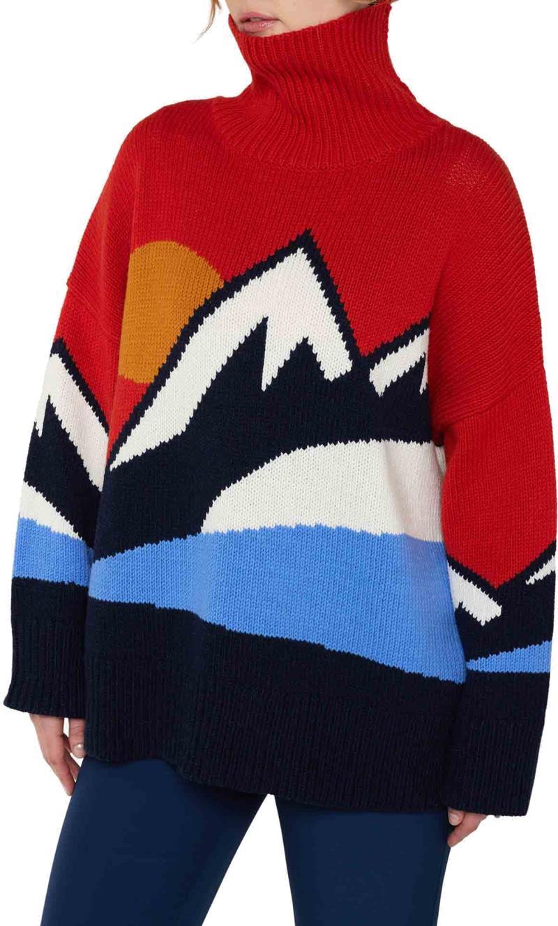 Snowmountain Sweater - Womens - flame 1