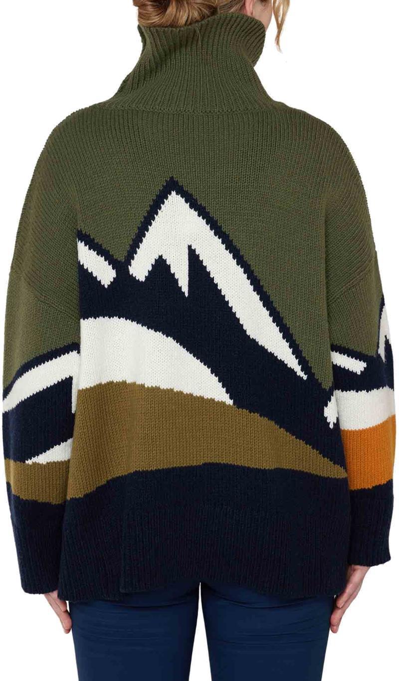 Snowmountain Sweater - Womens - olive green 1