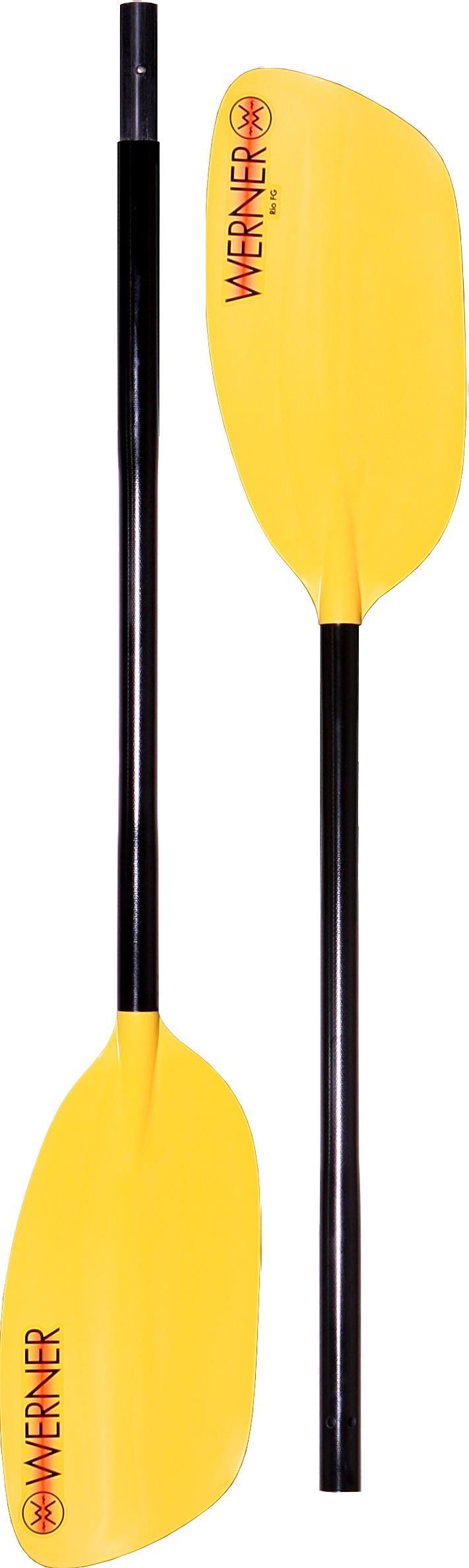 Rio FG - 2 pc Straight Shaft Standard - R30 Feather - Yellow 3