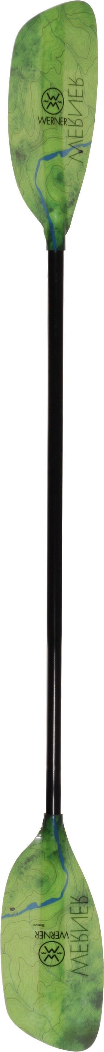 Sherpa - 1 pc Straight Shaft Standard - R30 Feather - Topo-Eagle Falls Green 1