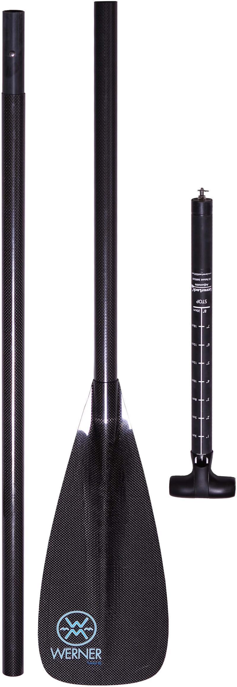 Trance 95 SUP - 3 pc Straight Shaft Small - Adjustable Travel - carbon 1