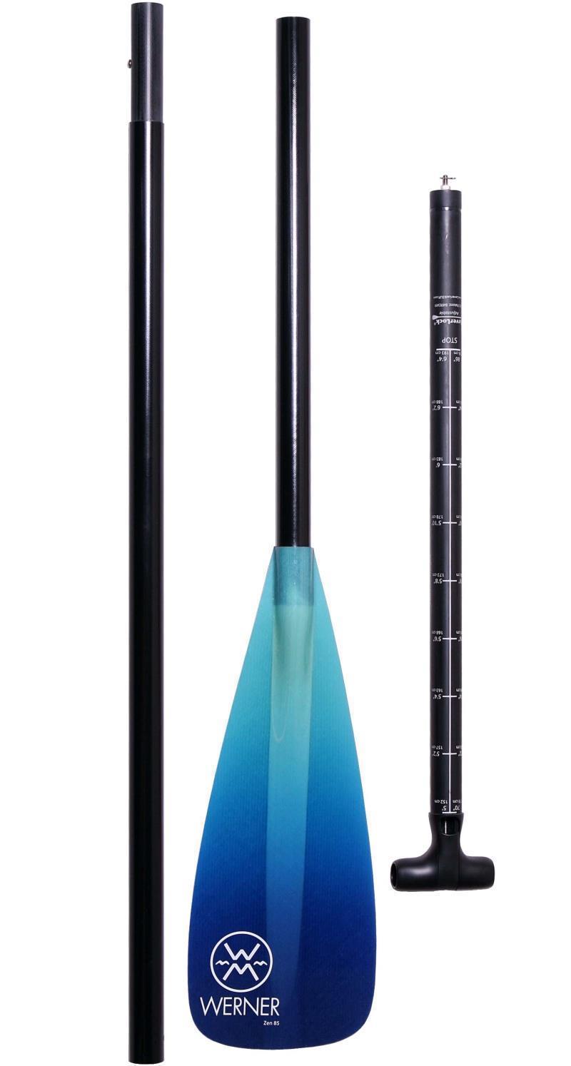Zen 85 SUP - 3 pc Straight Shaft Standard - Adjustable Travel - Gradient Abyss 3