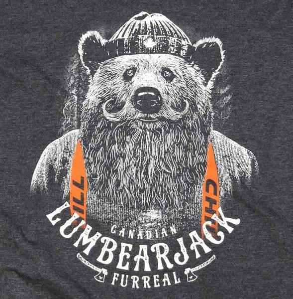 Lumbearjack T-Shirt - Unisex - heather grey 1