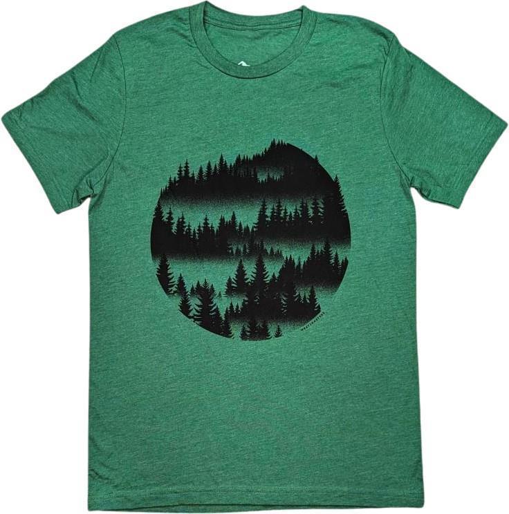 Misty Forest T-Shirt - Unisex - heather grass green 1
