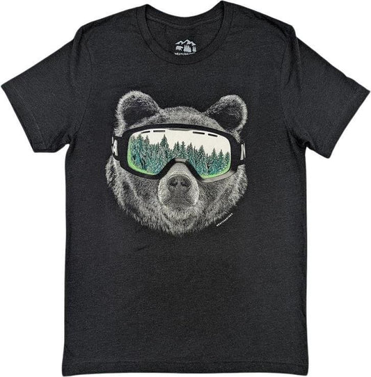 Ski Bear T-Shirt - Unisex - black 1