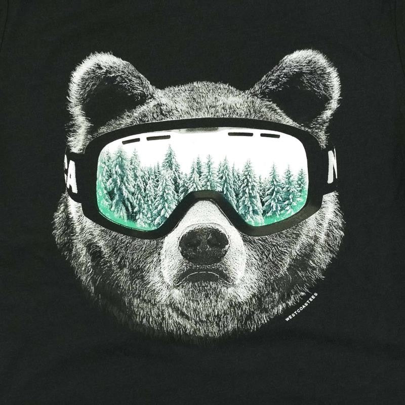Ski Bear T-Shirt - Unisex - black 1