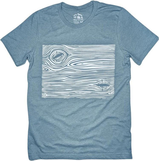 Wood Grains Kayak T-Shirt - Unisex - steel blue 1